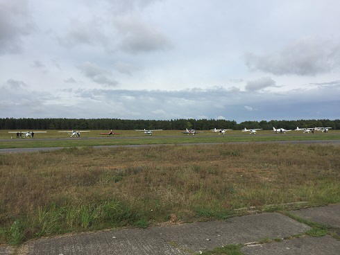 Flug nach Heringsdorf Abstellflche