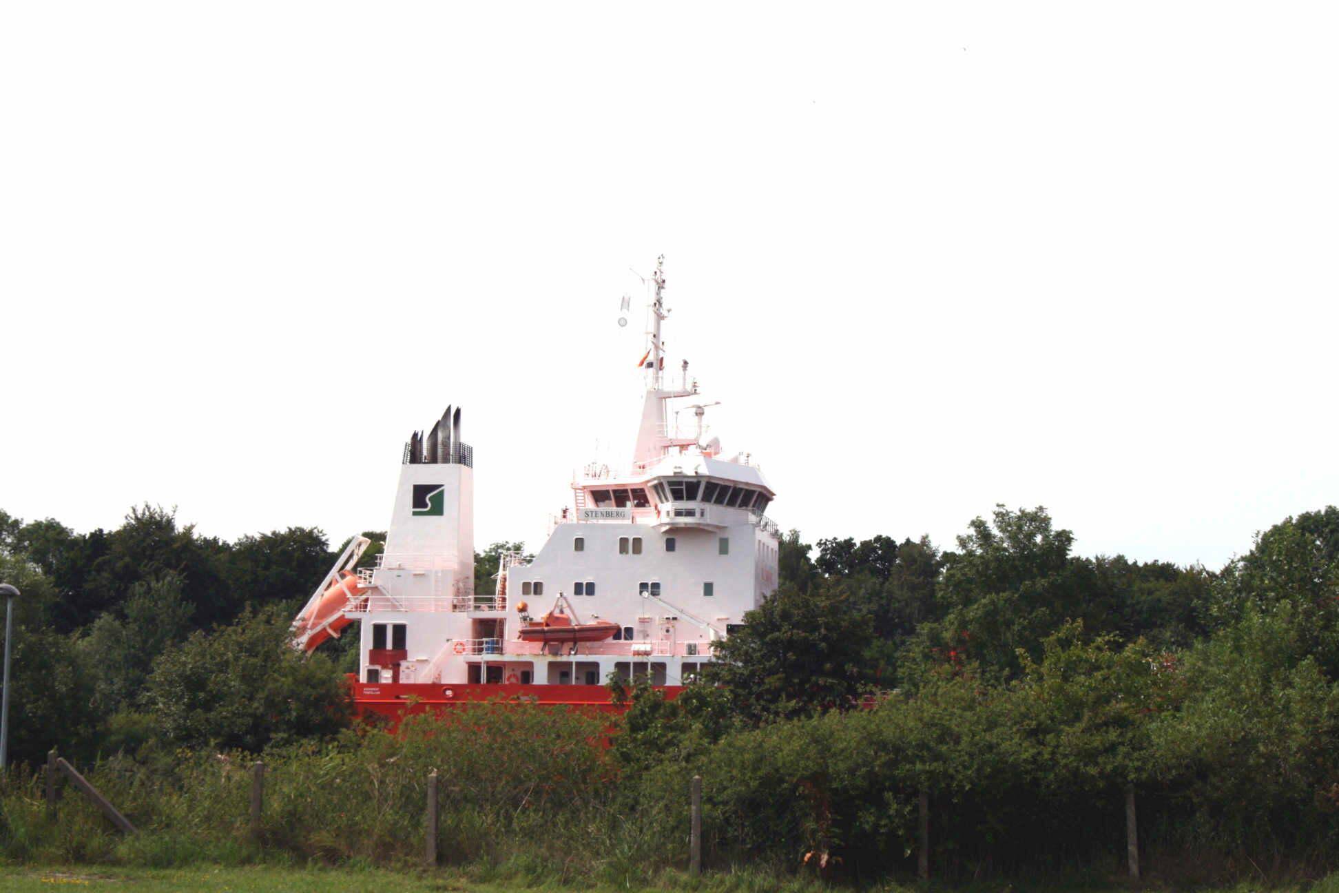 Rendsburg Flugplatz Blick auf Kanal