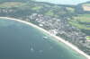 Rckflug ber Barth - Blick auf Timmendorfer Strand