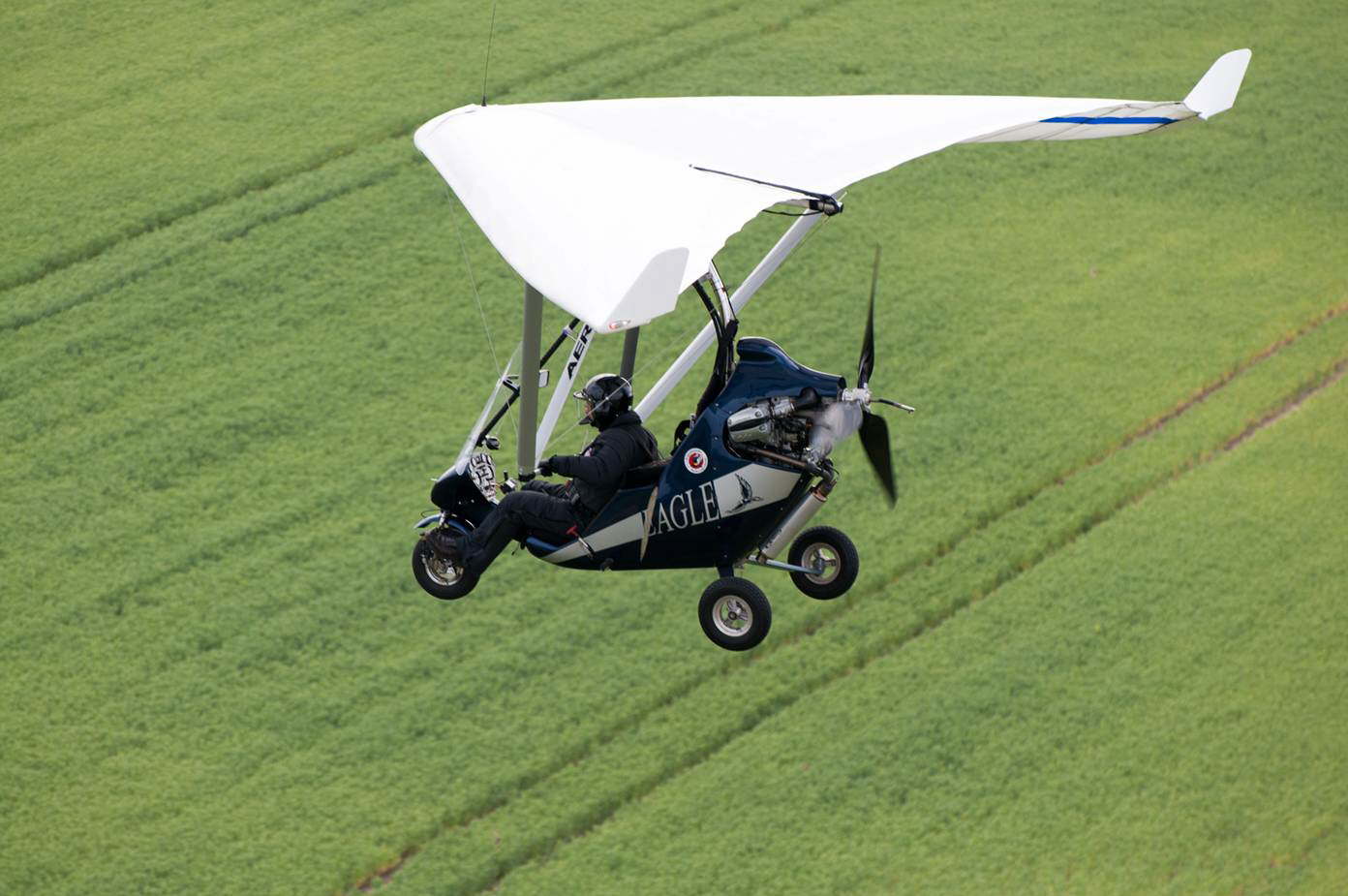 Das Trike querab